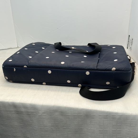 Kate Spade Celebration Dot 15 Inch Laptop Commuter Bag- Rich Navy - Picture 5 of 10